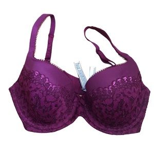 Victoria’s Secret 32DD Purple Lined Demi Bra Size 32DD